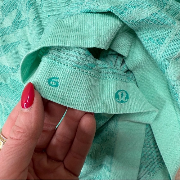 Lululemon Swiftly Tech Long Sleeve Crew - Heathered Bali Breeze - Picture 8 of 8